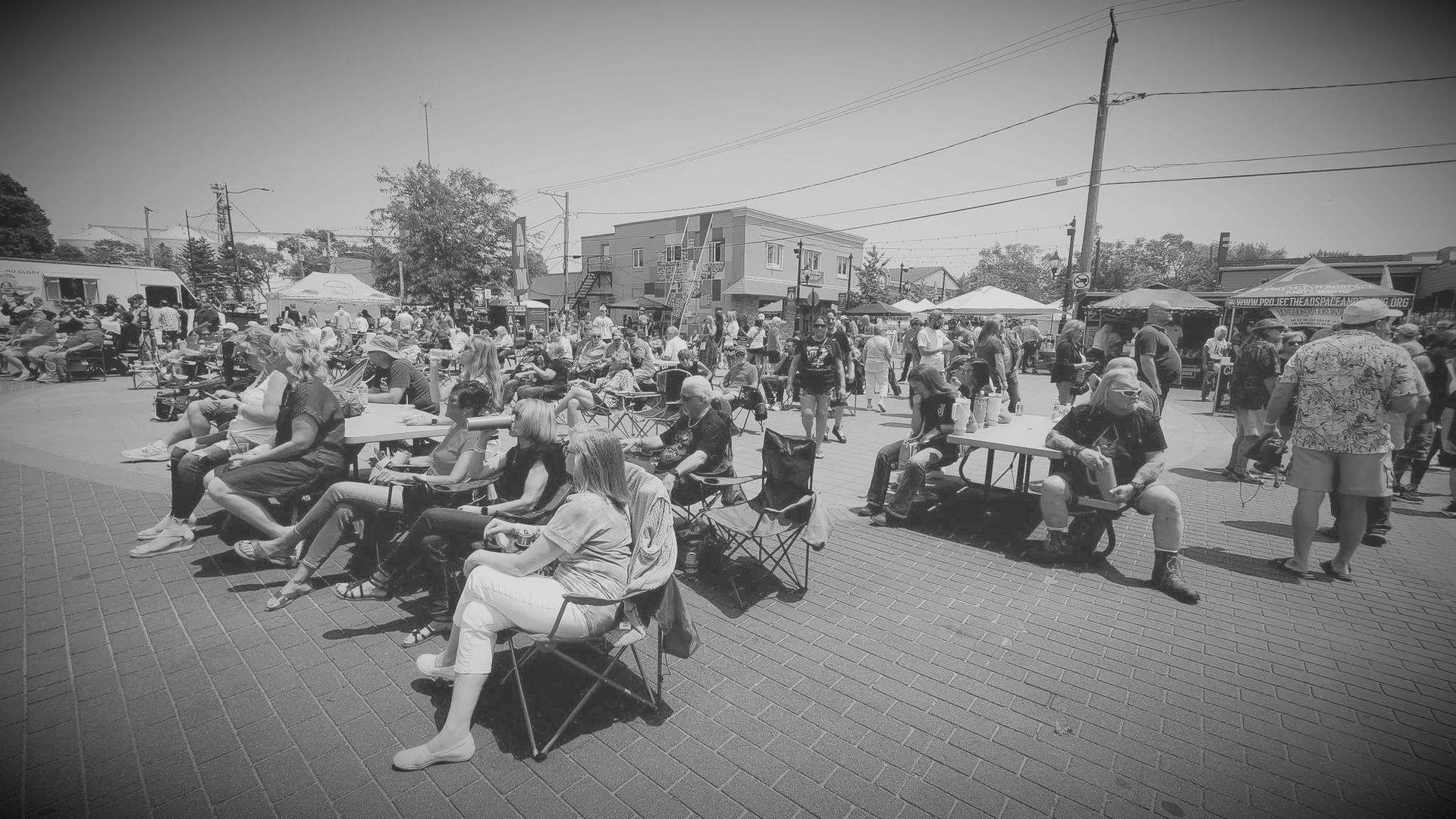 HHH Festival crowd on Main Street
