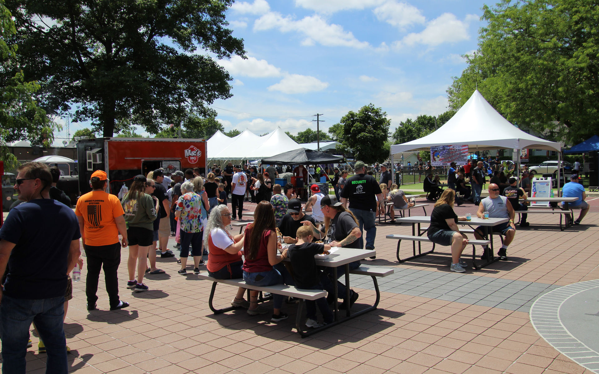 Food vendors at HHH Festival